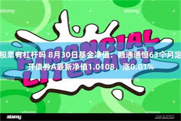 股票有杠杆吗 8月30日基金净值：融通通恒63个月定开债券A