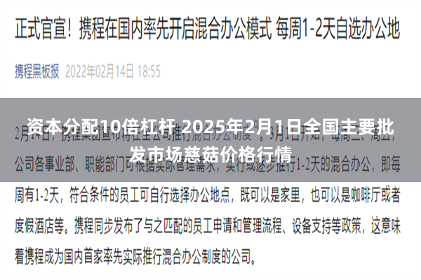 资本分配10倍杠杆 2025年2月1日全国主要批发市场慈菇价格行情